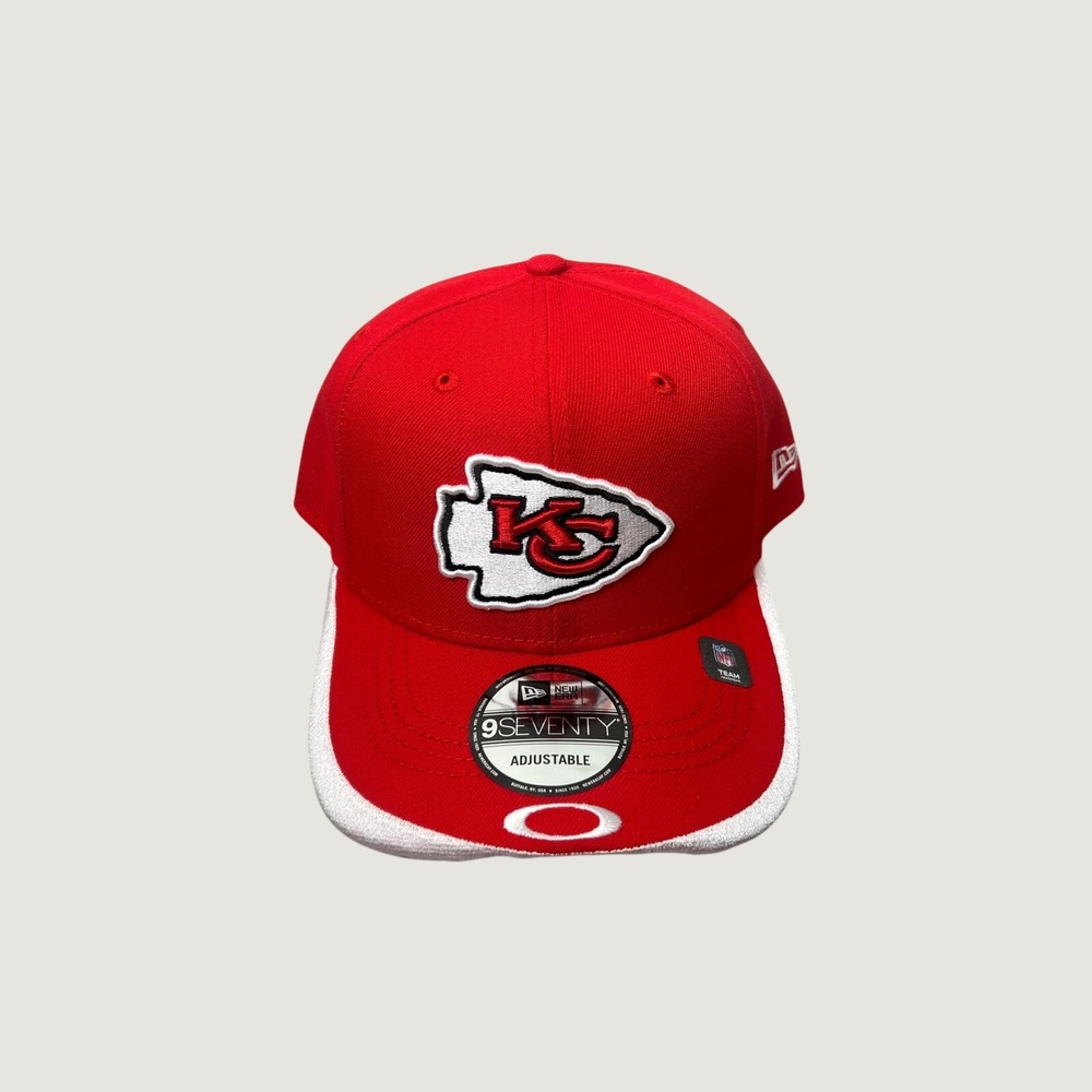 New Era 9SEVENTY Kansas City Chiefs Oakley Red Snapback Hat NFL Adjustable Cap